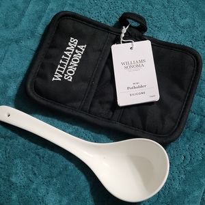 Silicone Pot Holder Oven Mitt, Glass Spoon Rest -Kitchen Accessories NEW